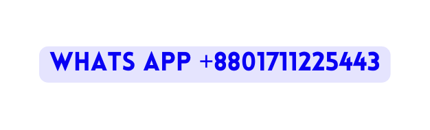 Whats App 8801711225443